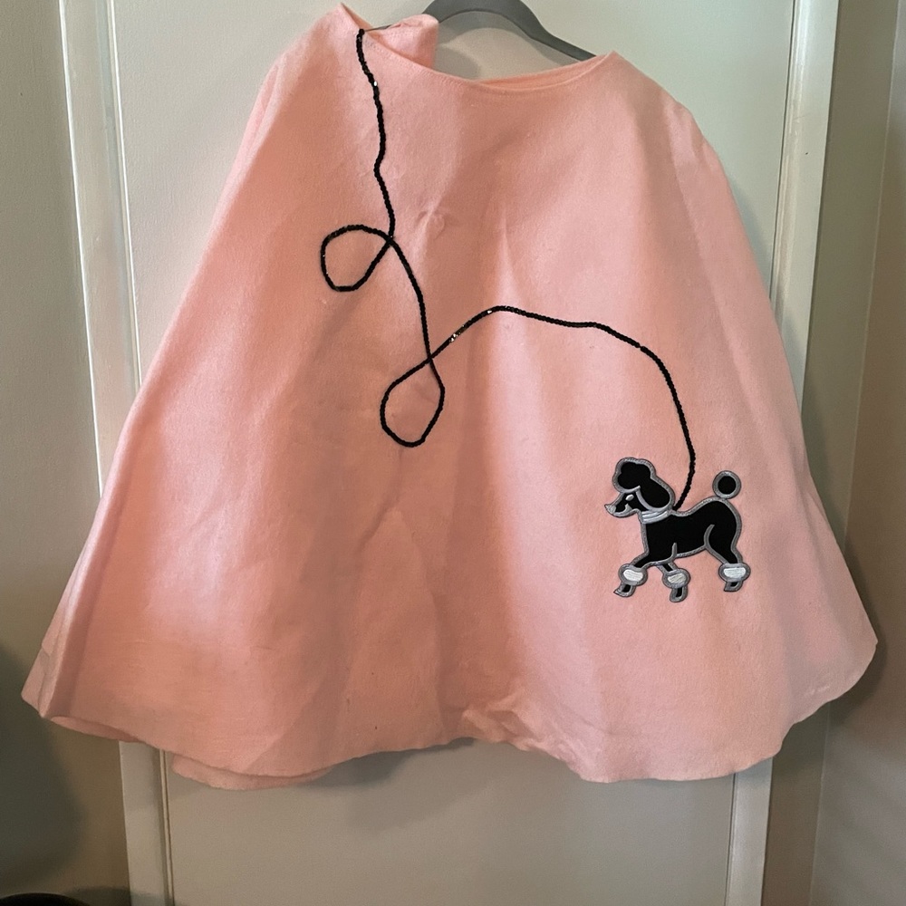 Plus sized poodle skirt Homemade.